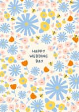 Pretty Wedding Card - Pastel Florals created by Valeria Frustaci
