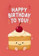 Cute Birthday Card - Jellycat Cake created by AcuteDesign