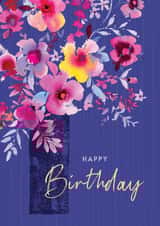 Classic Birthday Card - Floral Vase created by Rebecca Prinn