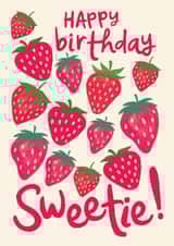 Pretty Birthday Card - Strawberries created by The Boy and the Bear