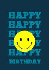 HAPPY HAPPY BIRTHDAY CARD created by Sarah Barker Illustrations