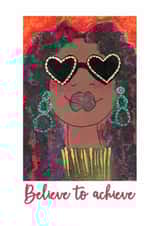 Motivational best wishes/good luck card with attitude for exams and more created by Lisa Newport