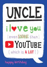 Fun Birthday Card - For Uncle - YouTube created by  la la la     Designs