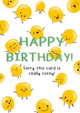 Cute funny happy birthday card created by Drunken Fairy 