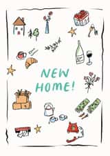 Classic New Home Card - Illustrations - New Home! created by Lauren Barclay