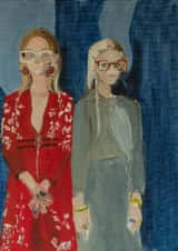 Fashion illustration, Chic thank you card, Cute fashion art, Runway inspired, created by cat Thorne