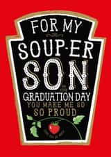 Fun Graduation Card - Heinz Tomato Soup - For Son created by  la la la     Designs