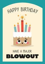 Cute Birthday Cake - Major Blowout - Dynamite Cake created by Christine Fraser Makes