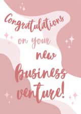 Congratulations on your New Business Venture created by Annie Moon 