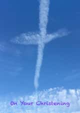 A fantastic, unique, symbolic card for a Christening ceremony created by Wesley Welcomme