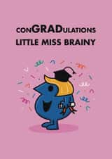 Cute Graduation Card - Little Miss Brainy -  Mr. Men created by Mr. Men