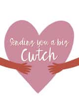 Cute Thinking Of You Card - Sending You A Big Cwtch - Welsh Hug created by Soph AC Studio