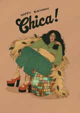 Pretty Birthday Card – For Her – Chica created by Kasia Cards