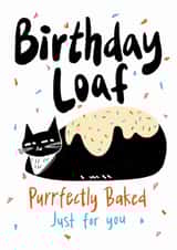 Cute Birthday Card – Birthday Loaf created by StudiOllie