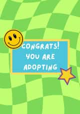 Cute Congratulations Card - Congrats! You Are Adopting - Adoption created by The Mummy and Me Diaries