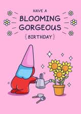 Cute Birthday Card - For Her - Blooming Gorgeous Flowers created by Cheeky Legends