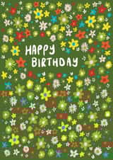 Pretty Birthday Card - Flowers - For Her created by Emma Enticknap