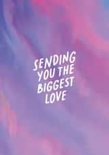 Thinking of you - Sending Love - Sunset inspired card for her! Any occasion! created by OHVERLEE