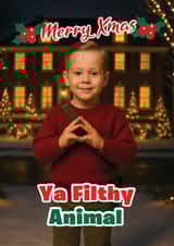 Funny Christmas Card - Home Alone - Ya Filthy Animal created by ShortRound888
