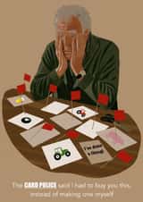 Funny card for any fan of Jeremy Clarkson and his antics on Diddly Squat Farm. created by FoldupBiscuit