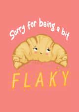 Cute sorry it’s late card - flaky croissant created by Kim&Tonic