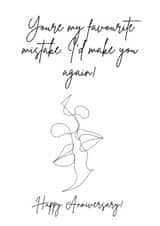 Funny Anniversary Card for significant other created by Bonnie Stevenson
