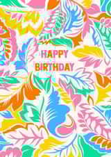 Fun Birthday Card - For Her - Funky Print created by Poppy & Mabel