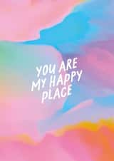 Arty Anniversary Card - Happy Place created by OHVERLEE