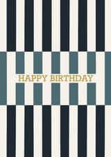 Classic Birthday Card - For Him - Modern Design created by Holly Hudson-Smith