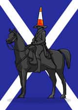 Fun Birthday Card - Scotland - Glasgow created by ZB CREATIVE