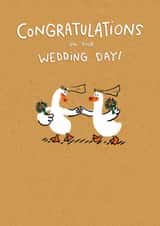 Cute Wedding Card - LGBTQ+ - Ducks created by Hew Ma