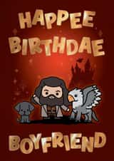 Cute Birthday Card - For Boyfriend - Harry Potter created by Cardology
