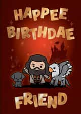 Cute Birthday Card - For Friend - Harry Potter created by Cardology