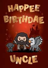 Cute Birthday Card - For Uncle - Harry Potter created by Cardology