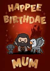 Cute Birthday Card - For Mum - Harry Potter created by Cardology