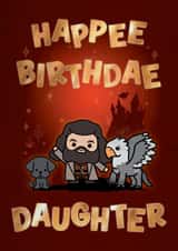 Cute Birthday Card - For Daughter - Harry Potter created by Cardology