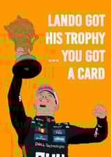 LANDO NORRIS SILVERSTONE WINNER THEMED CARD created by DanAllen20