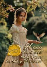 Pretty Birthday Card - Princess created by Shower Thoughts