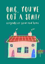 Cheeky New Home Card - You've Got A Semi - Congrats On Your New Home! created by Running with Scissors