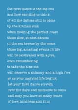 Heartfelt Wedding Card - First Dance created by Pickled Prints