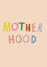 Classic New Baby/Pregnancy Card - Motherhood created by Fiona Fawcett