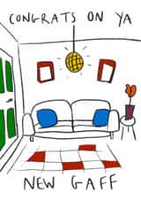 New home, first House, new apartment created by Loveleigh Prints