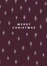 Classic Christmas Card - Stars created by Joy Jen Studio