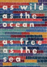 Arty Just Because Card - Free As The Sea - Embroidery created by Sparklymouse