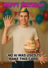 Funny Birthday Card - AI created by ShortRound888