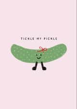 Tickle my Pickle - Amuseables - Jelly Cat - Cute Birthday Card created by Sassy Publishing