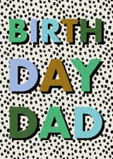 Classic Birthday Card - For Dad - Birthday Dad created by Hey Ves Designs