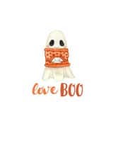 Cute Love & Friendship/Just Because Card - Love Boo - Ghost Pun created by Elena O'Neill