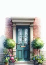 A beautifully elegant card for new homes - moving house - new house created by Ivory White Collection 