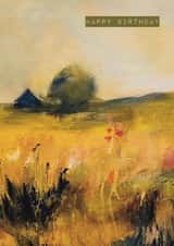 Arty Birthday Card - Autumn - Hand Painted created by Heidi Clawson Art